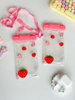 کاور ضد آب موبایل طرح توتفرنگی