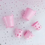 سطل فلزی کوچک صورتی - Image 2