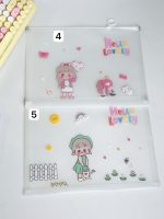 پوشه A4 زیپی طلقی طرحدار - Image 3