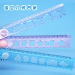 خط کش دیزنی شابلون دار تاشو - Image 3