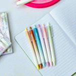 پک روان نویس بدنه پاستلی جوهر مشکی