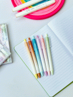 پک روان نویس بدنه پاستلی جوهر مشکی