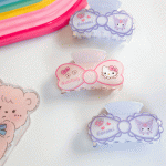 کلیپس مو با طرح کرومی و هلوکیتی