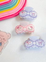 کلیپس مو با طرح کرومی و هلوکیتی