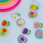 پک گیره انبری بچگانه طرح گل