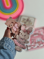 کلیپس طرح تدی و خرگوش