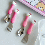 ست قاشق چنگال فانتزی با جعبه