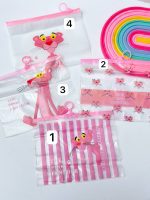 کاور زیپ دار طرح پلنگ صورتی - Image 2