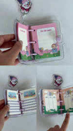 دفترچه کلاسوری جلد شفاف - Image 3