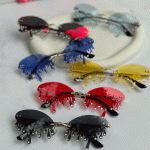 عینک روز و شب طرح اشکی نگین دار