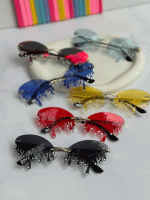 عینک روز و شب طرح اشکی نگین دار