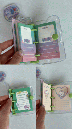 دفترچه کلاسوری جلد شفاف - Image 4