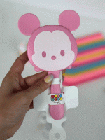 برس مو میکی موس صورتی - Image 4