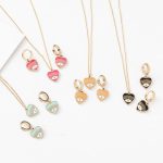 ست گردنبند و گوشواره طرح چشم - Image 4