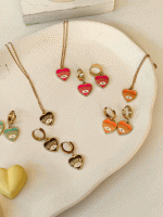 ست گردنبند و گوشواره طرح چشم - Image 2