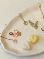 ست گردنبند و گوشواره طرح چشم - Image 3