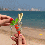 کلیپس فلزی خرگوشی مجلسی آویز دار