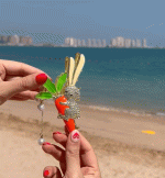 کلیپس فلزی خرگوشی مجلسی آویز دار