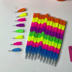 مداد فشنگی رنگارنگ