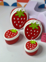 ظرف پلاستیکی طرح توت فرنگی تو در تو - Image 2