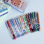 پک روان نویس موکا با طرح تدی رنگ نوشتاری مشکی