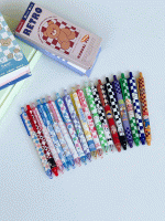 پک روان نویس موکا با طرح تدی رنگ نوشتاری مشکی