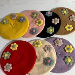 کلاه برت بچگانه گل دار