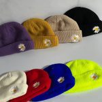 کلاه بافت بابونه