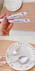 قاشق چنگال فانتزی کرومی و دوستان - Image 2