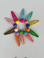 گیره تق تقی رنگارنگ 10 عددی - Image 5