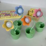 چراغ مطالعه گلدانی با طراحی فانتزی