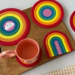 زیرلیوانی و زیر قابلمه سیلیکونی فانتزی