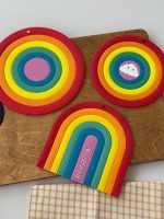 زیرلیوانی و زیر قابلمه سیلیکونی فانتزی - Image 2