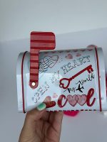 باکس فلزی طرح صندوق نامه عاشقانه - Image 3