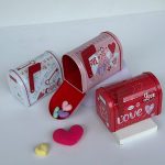 باکس فلزی طرح صندوق نامه عاشقانه