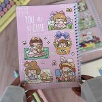 دفتر مشق ۵۰ برگ مجلد طرح فانتزی