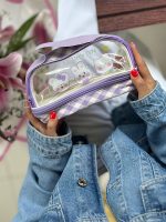 جامدادی دو طبقه شفاف پینترستی