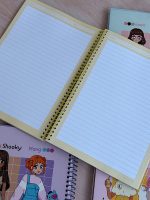 دفتر ۸۰ برگ طرح دختر - Image 3