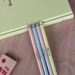 روان نویس پیچی طرح گل پاستلی