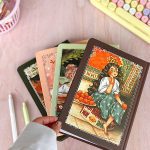 دفتر ۱۰۰ برگ جلد سخت با طرح ایرانی