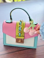 چارم بگ چرمی آلبالو