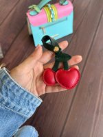 چارم بگ چرمی آلبالو - Image 2